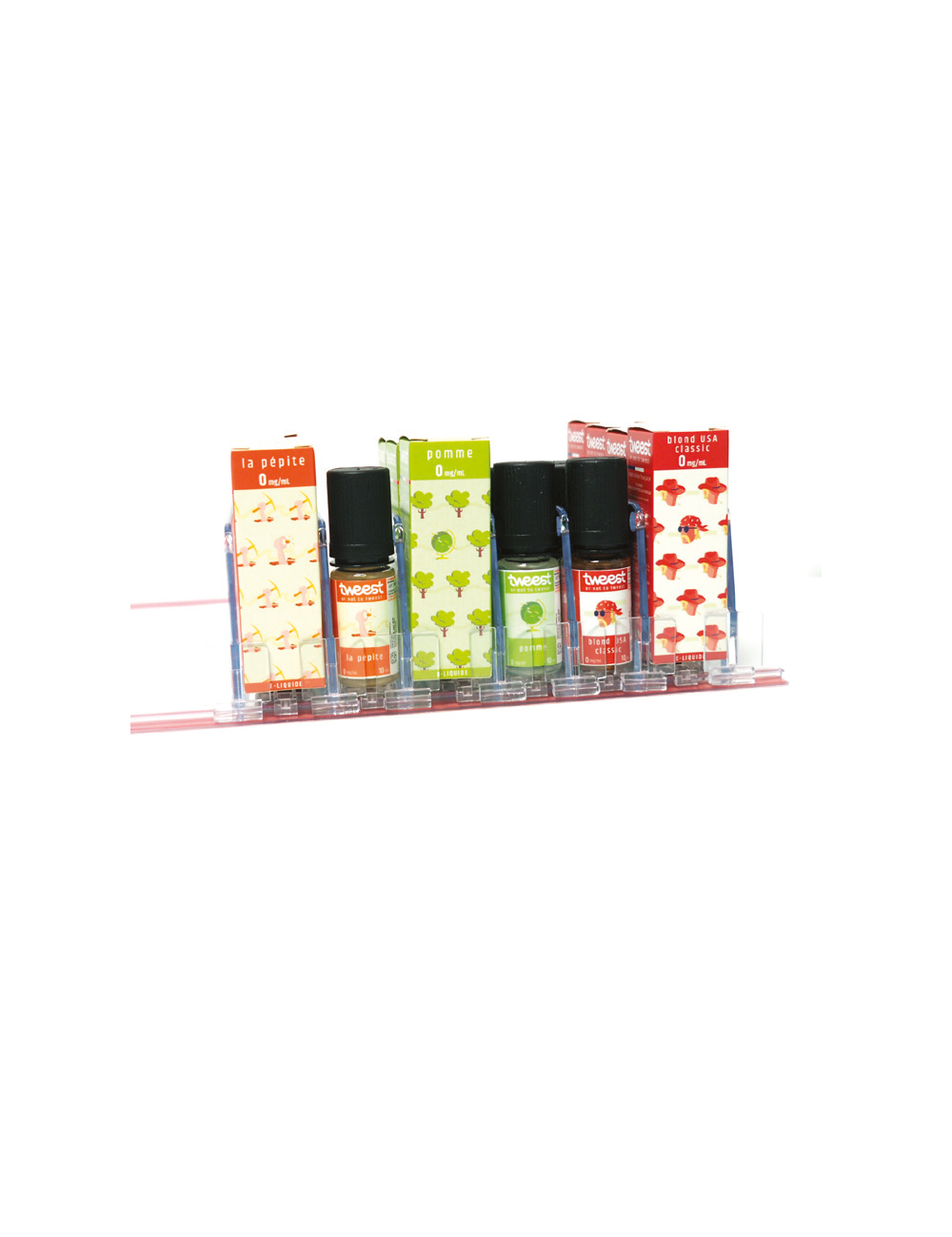 Poussoir E-liquide avec boîte